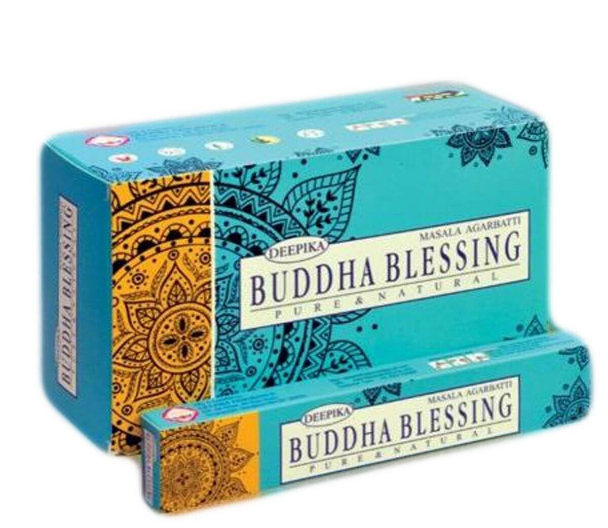 Primary image for Deepika Buddha Blessing Incense Sticks Agarbatti Indian Natural Fragrance New