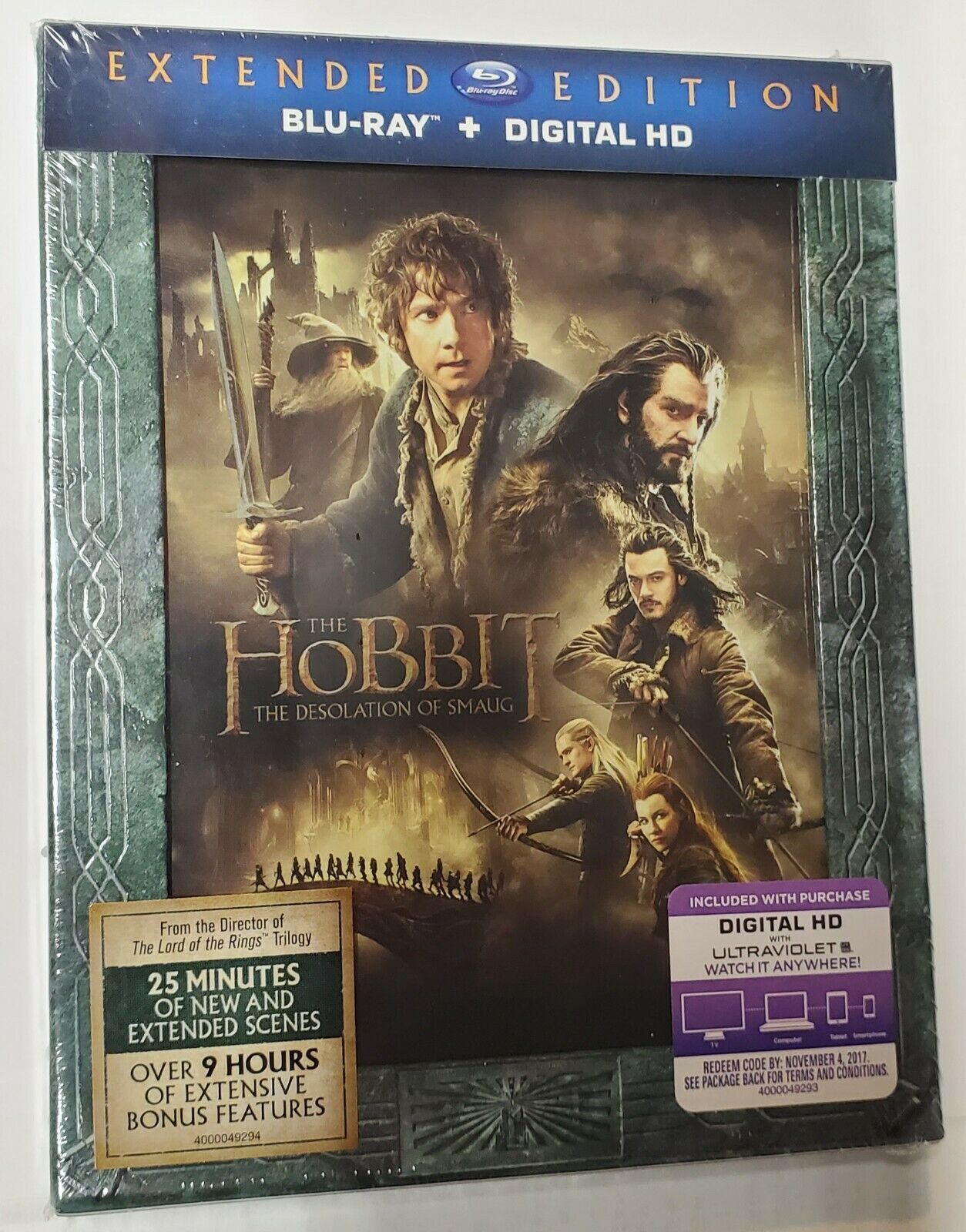 The Hobbit The Desolation Of Smaug Extended Edition (Blu-ray 3-Disc ...