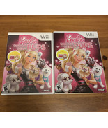 Barbie: Groom and Glam Pups - (Wii, 2010) *CIB w/ slipcover*  Fast Ship - $6.83