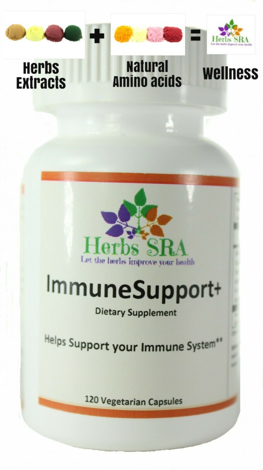 Primary image for ImmuneSupport 120 capsules, Support Immune System, Daily Herb Defense, Wellness.