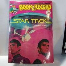 Star Trek Passage To Moauv 1979 Peter Pan Book &amp; 7&quot; Record 45 RPM  Sci-Fi - $9.46