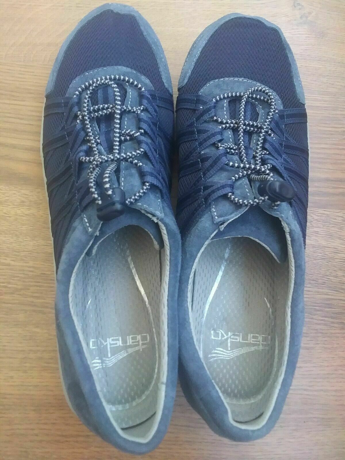 Dansko Walking Shoes Blue 41 EU 10 US Drawstring Laces HH - Occupational