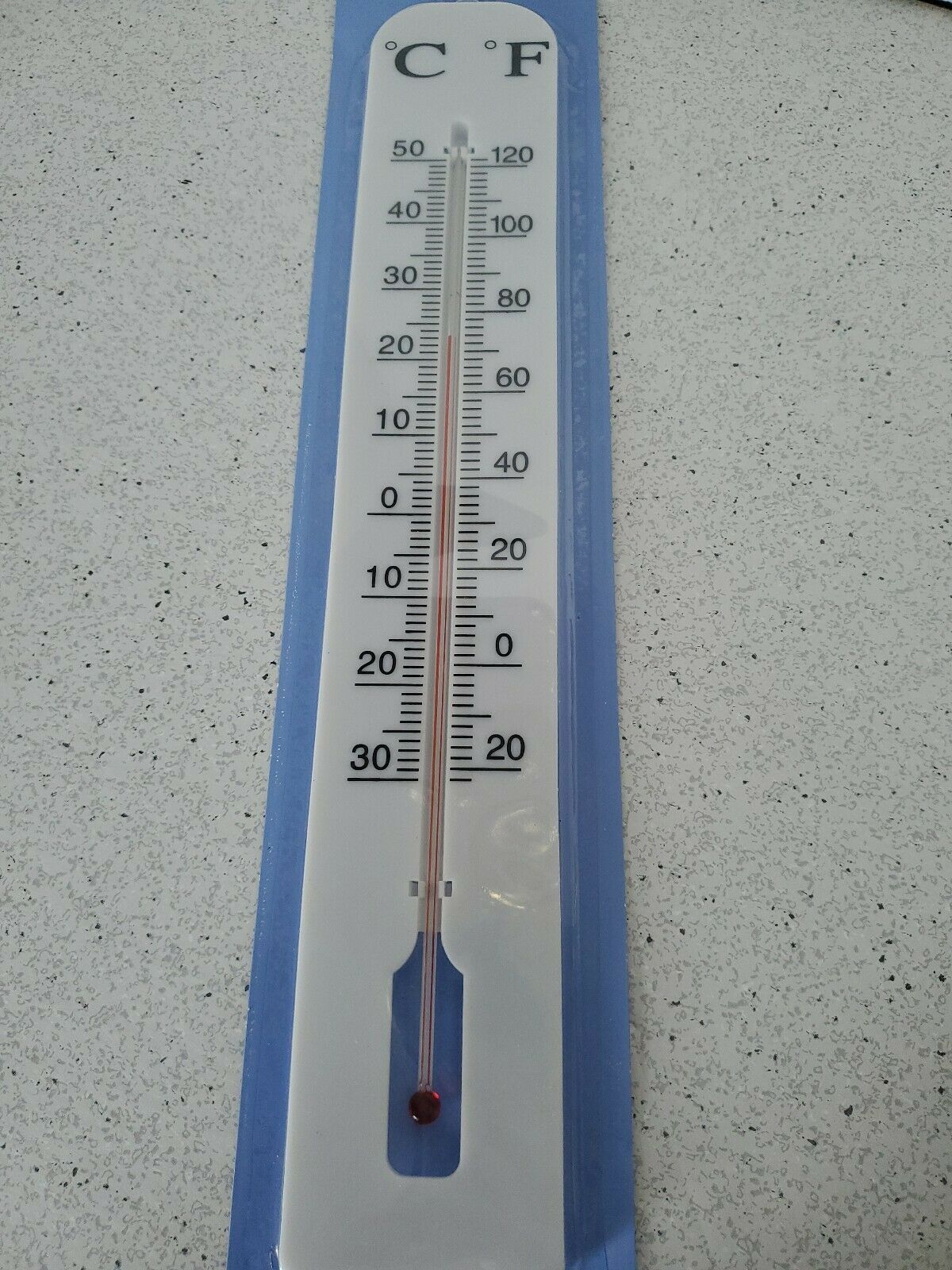 Vertical Jumbo Thermometer 15.75 Inch ExtraLarge Numbers Indoor/Outdoor Thermometers