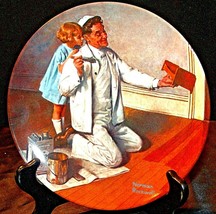 1983 “The Painter” by Norman Rockwell Plate ( Knowles ) AA20-CP2215 Vintage - $49.95