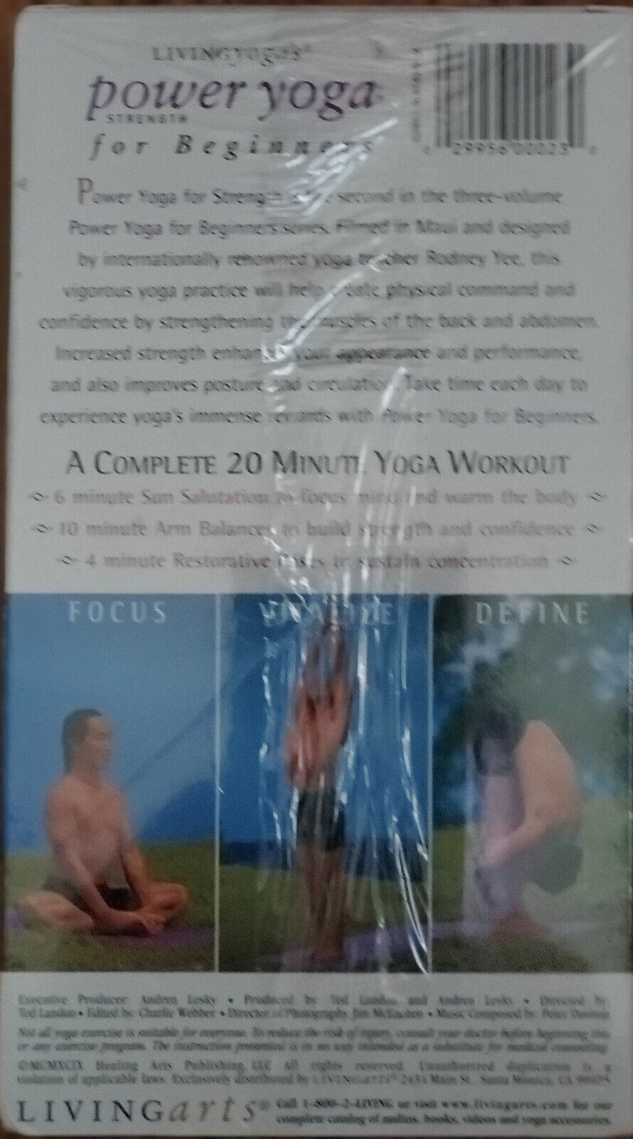 Power Yoga for Beginners with Rodney Yee, VHS Tapes !!! VHS Tapes