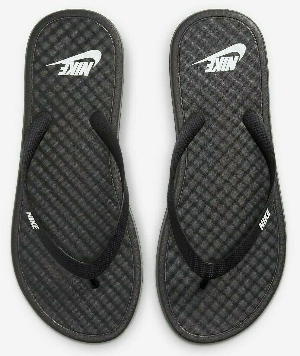 Primary image for Men's Nike On Deck Flip Flop Slides, CU3958 002 Multiple Sizes Black/Black/White