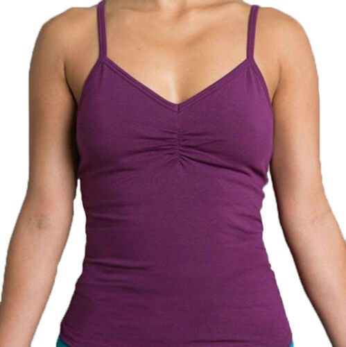 Tanya-B Women's Ballet Cami Yoga Sleeveless Shirt, Purple, Medium