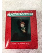 1988 Little Drummer Boy Miniature Hallmark Christmas Tree Ornament MIB P... - $9.41