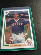 1991 Upper Deck Baseball Pack Fresh Mint Tony Pena Red Sox - $8.99