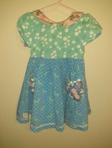 Wildflowers Clothing Boho Chic Dress Precious Multi Patterned Baby Girls 2  - $39.01