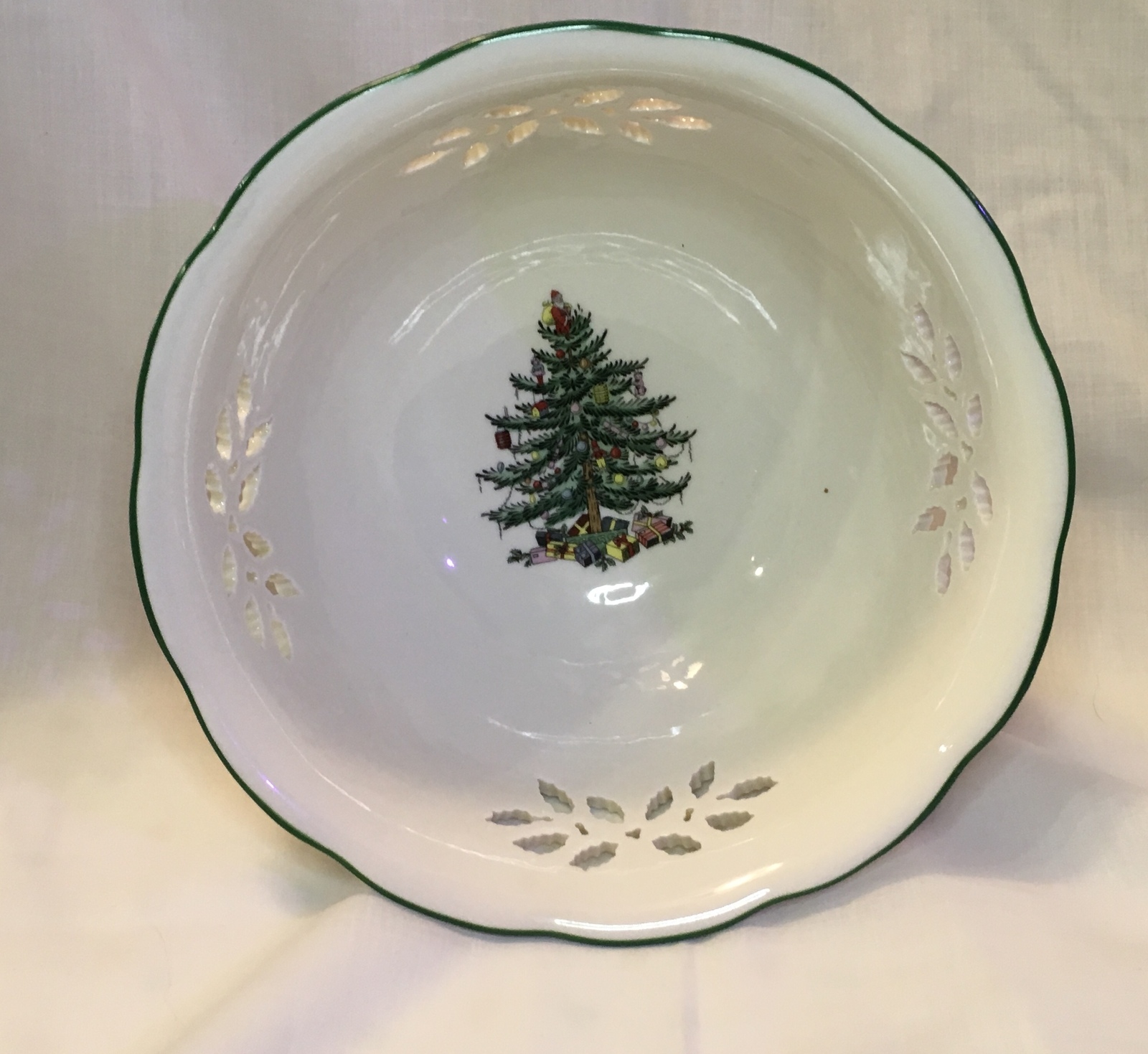 Spode Christmas Tree Peppermint Heart Shaped 2-Piece Dip Set Chip & Dip ...