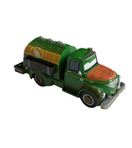 Disney Planes Chug Fuel Tanker Truck Toy 4.25&quot; Diecast Car Mattel Green - $12.86