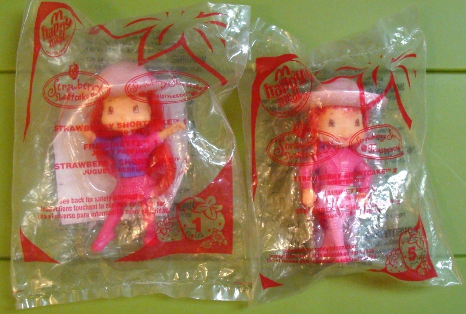 Scented Strawberry #1 Details about   2007 Strawberry Shortcake McDonalds Happy Meal Toy 