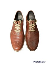 Cole Haan C09790 Williams Leather Saddle 4-Eye Casual Dress Oxfords Men's Size 8 - $25.73