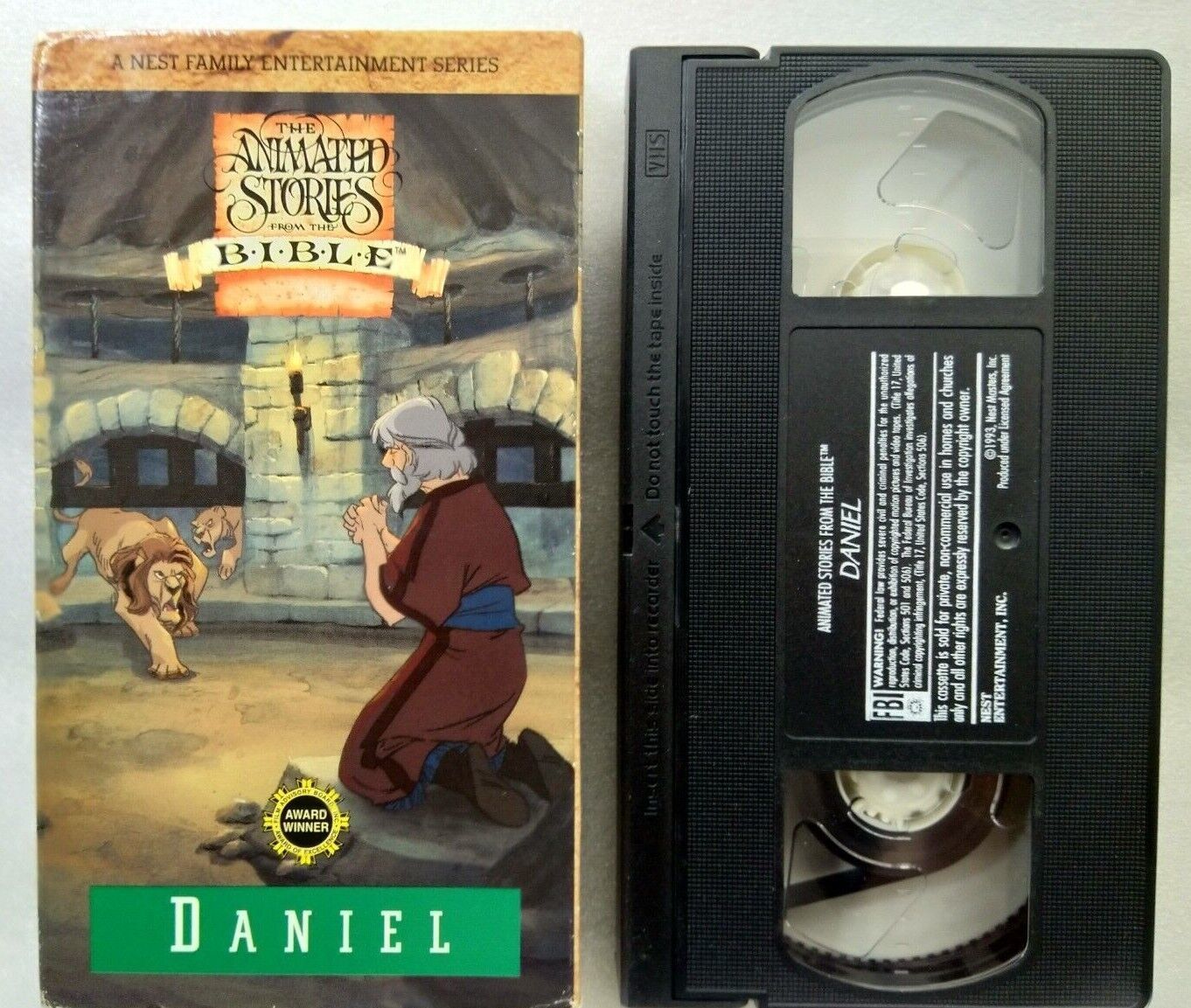 VHS Animated Stories From The Bible - Daniel (VHS, 1993, NEST ...