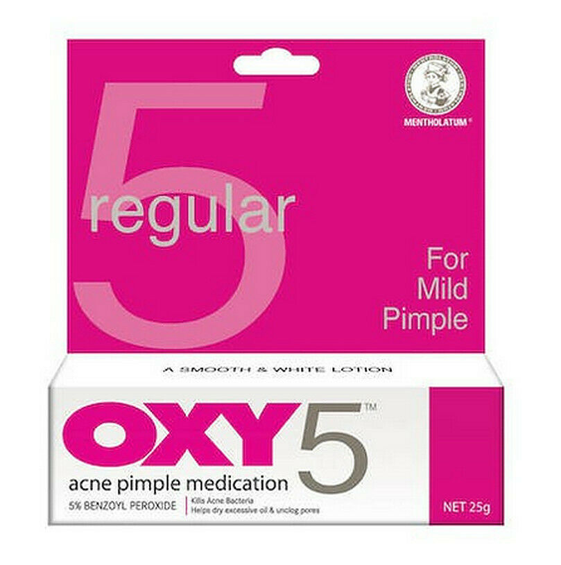 Primary image for OXY 5  Mild Acne & Pimple Medication Treatment 25G X 3 tubes FREE SHIPPING