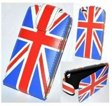 Cover leather case ultra slim england uk union jack for apple iphone 5 5s 5c - $7.94