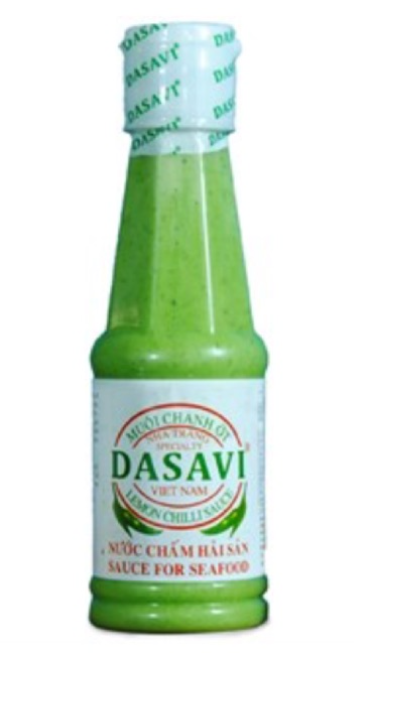 Muối chanh ớt xanh Dasavi 260g Green Chili Sauce.