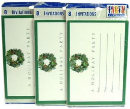 24 Vintage Holiday Invitation Party Express Christmas Cards Postcards Lo... - $19.99
