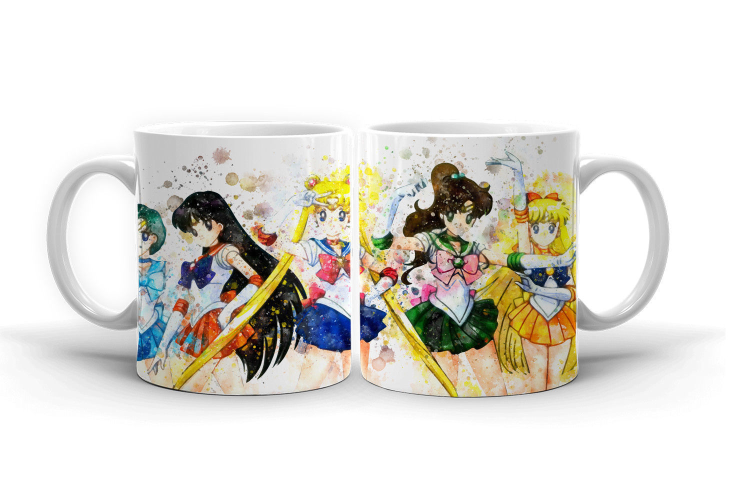 Sailor Moon Anime Coffee Mug 11oz. Ceramic Tea Cup Magic Color n1080 Mugs
