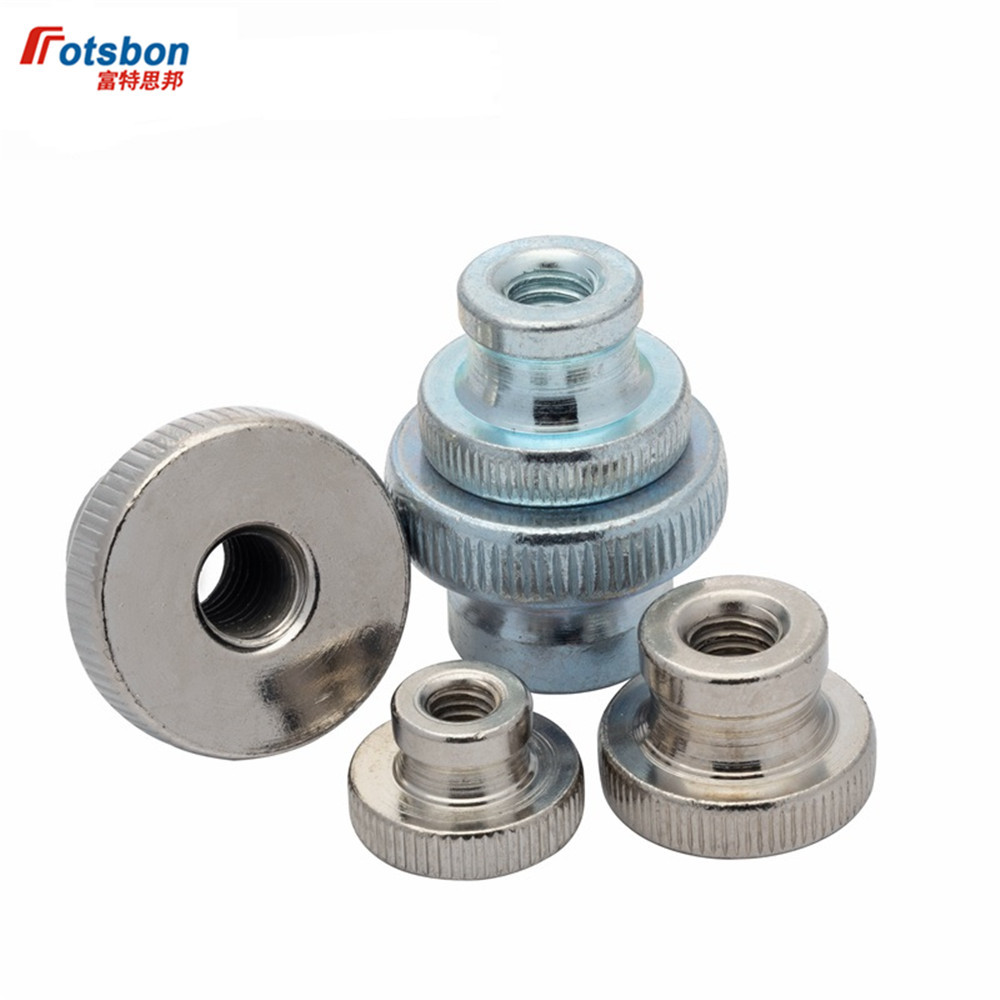 M3/M4/M5/M6/M8/M10 Knurled Nut With Collar Manual Adjustment Nuts Inox