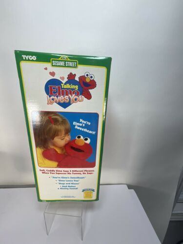 Vintage 1997 Sesame Street Talking “elmo Loves You ”tyco Plush Doll Rare In Box Everything Else 