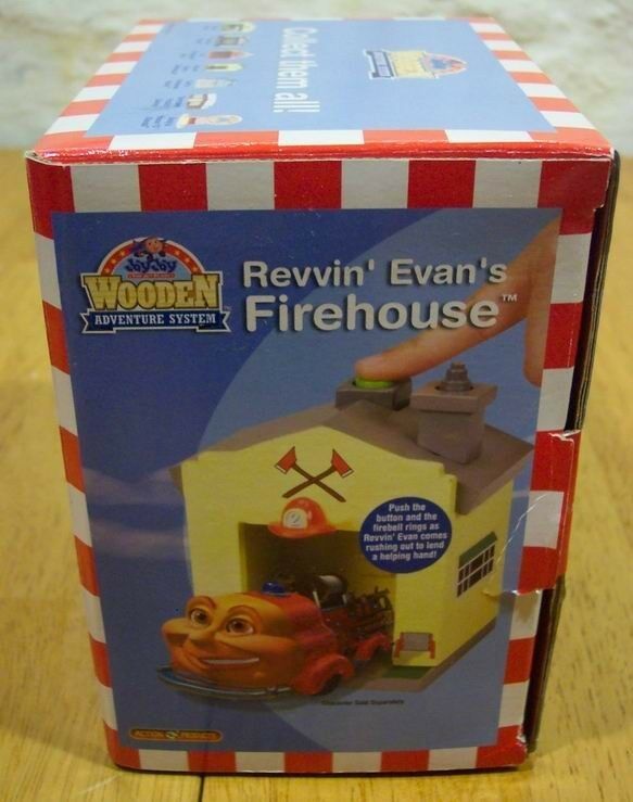 wooden firehouse toy