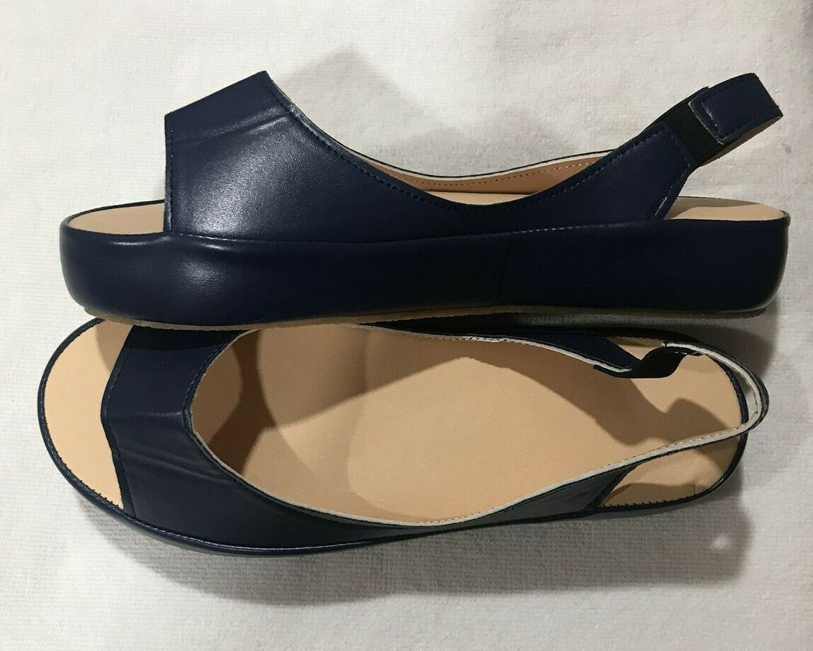 Women’s Navy Blue Sandals US Size 5 Size EU 35 Slingback Sandal ...