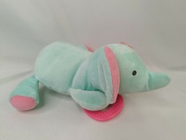 Carters Child of Mine Green Elephant Musical Plush Pull String Stuffed Animal - $9.95