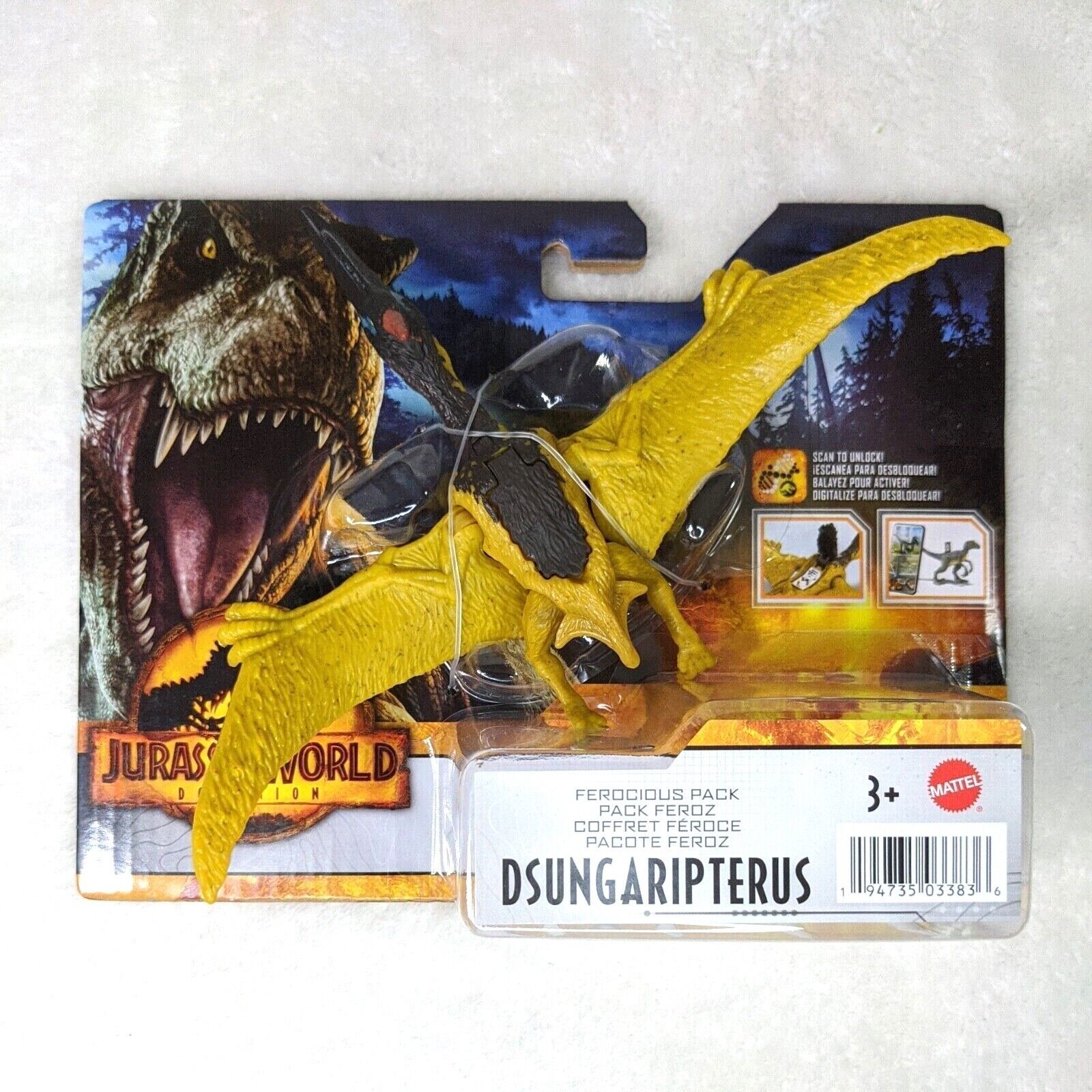 Jurassic World Dominion Dsungaripterus Ferocious Pack NEW Mattel ...