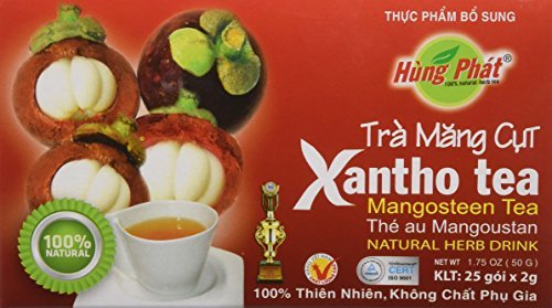 Hung Phat Tea - 25 Bags (Mangosteen (Xantho) Tea)