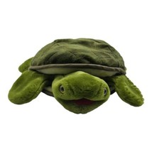 Folkmanis Turtle Hand Puppet Folktails Full Body Green Soft Toy Plush 10" Fun  - $14.95