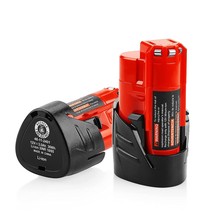 Upgraded 12V 3000Mah 48-11-2411 Replacement Milwaukee M12 48-11-2420 L - $36.99
