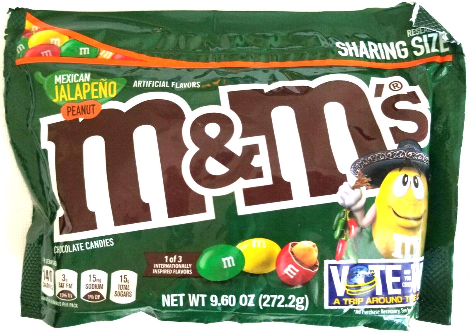 Mexican Jalapeno Peanut Chocolate M&Ms 18 LBS Limited Edition Flavor ...