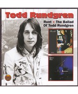 Todd Rundgren 2 CD Set - Runt / Alternate Runt / Ballad of / Bonus Tracks - $49.00