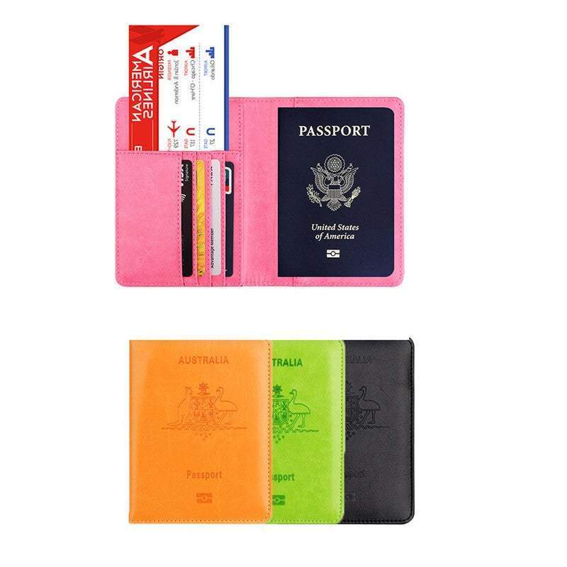Travel Wallets Rfid Blocking Travel Passport Holder Credit Card Wallet Case For
