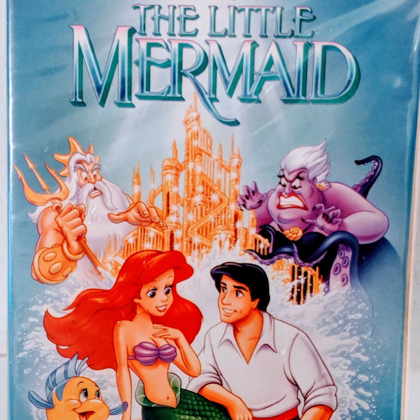 Walt Disney The Little Mermaid Black Diamond Classics Banned Cover Art 