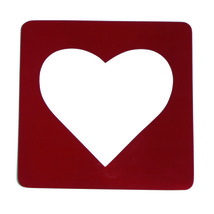 Frame Heart Cutouts Plastic Shapes Confetti Die Cut Free Shipping - $6.99