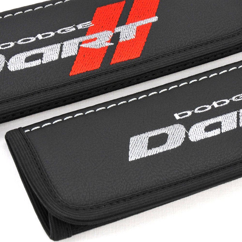 Dodge Dart seat belt covers Leather shoulder pads