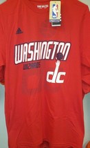 New Washington Wizards Logo Tee Adidas T Shirt Authentic Nwt - $21.99