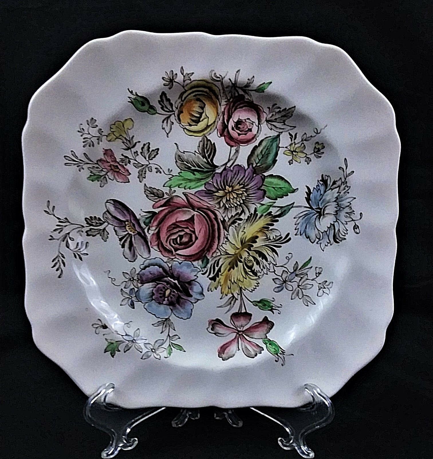 VTG COLLECTIBLE JOHNSON BROTHERS SHERATON SQUARE SALAD PLATE MADE IN