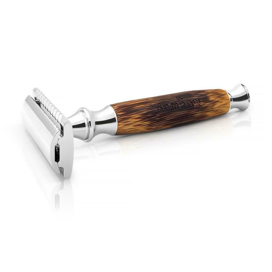 Bamboo Eco Friendly Safety Razor Double Edge Shaver Bamboo Handle Men