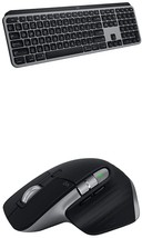 Logitech MX Keys Advanced Illuminated Wireless Keyboard with MX 3 Wireless Mouse - $138.98