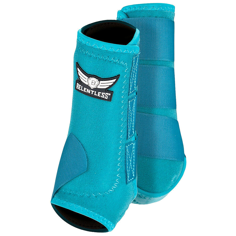 Relentless All Around Protected Horse Taller Front Sport Boots Teal U ...