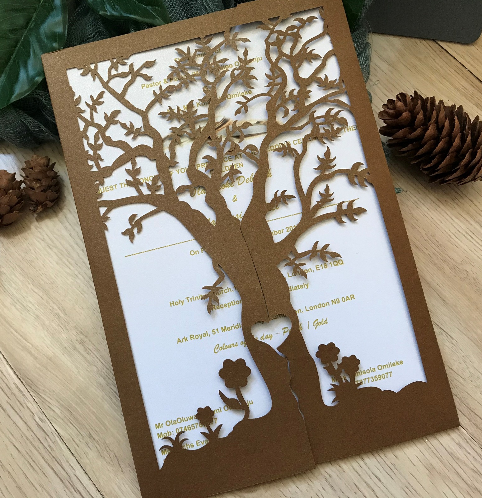 Custom Wedding Invitations 50pcs Laser Cut Wedding invite Cards laser