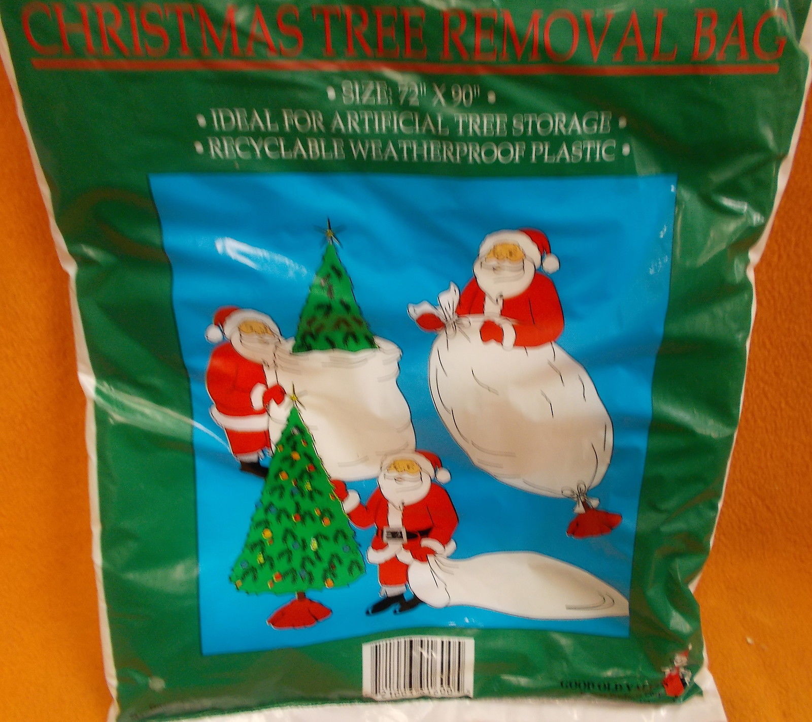 Regent Products Christmas Tree Removal Bag Size72X90 G91600 UPC Regent Products Christmas Tree Removal Bag Size72X90 G91600 UPC