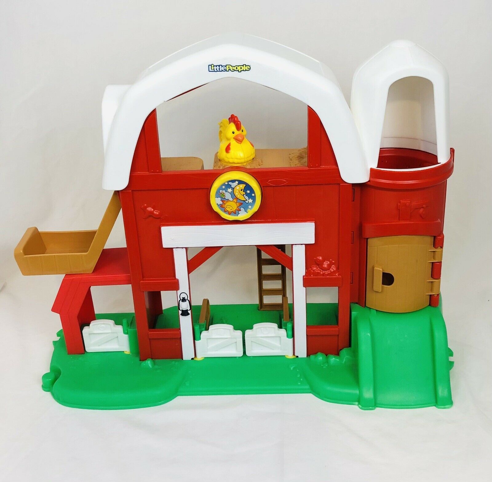 Fisher Price 2013 Little People Fun Sounds Farm  Animals Barn Silo-no Characters - $25.50