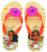 Moana Disney Girls Princess Flip Flops Beach Sandals w/Optional Sun - $10.68