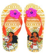 Moana Disney Girls Princess Flip Flops Beach Sandals w/Optional Sun - £8.90 GBP