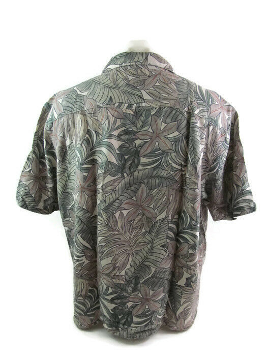 Batik Bay Men Tropical Floral Hawaiian Shirt Size XXL Casual Camp ...